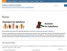Tablet Screenshot of djhconsulting.com